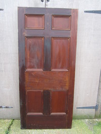 Georgian Mahogany 6 Panel Door