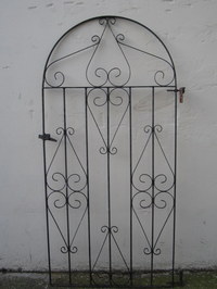 Wrought Iron Garden Gate