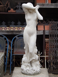 Shy Girl Statue