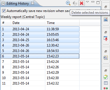 Editing History