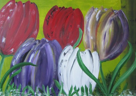 5 tulpen