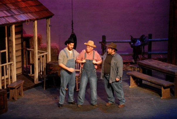 Top, The Tender Land (with Russell McGovern as Martin and Brandtley Henderson as Grandpa Moss)