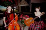 with Maria Kate Fleming, Christmas recital, St. Helena, California