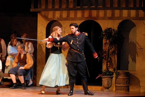 Belcore, L'elisir d'amore (with Mary-Jane Lee as Adina)