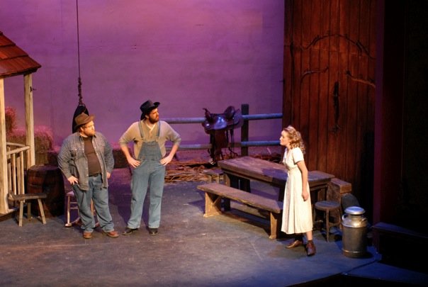 Top, The Tender Land (with Russell McGovern as Martin and Kristina Hutchings as Laurie)