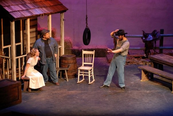 Top, The Tender Land (with Russell McGovern as Martin and Kristina Hutchings as Laurie)