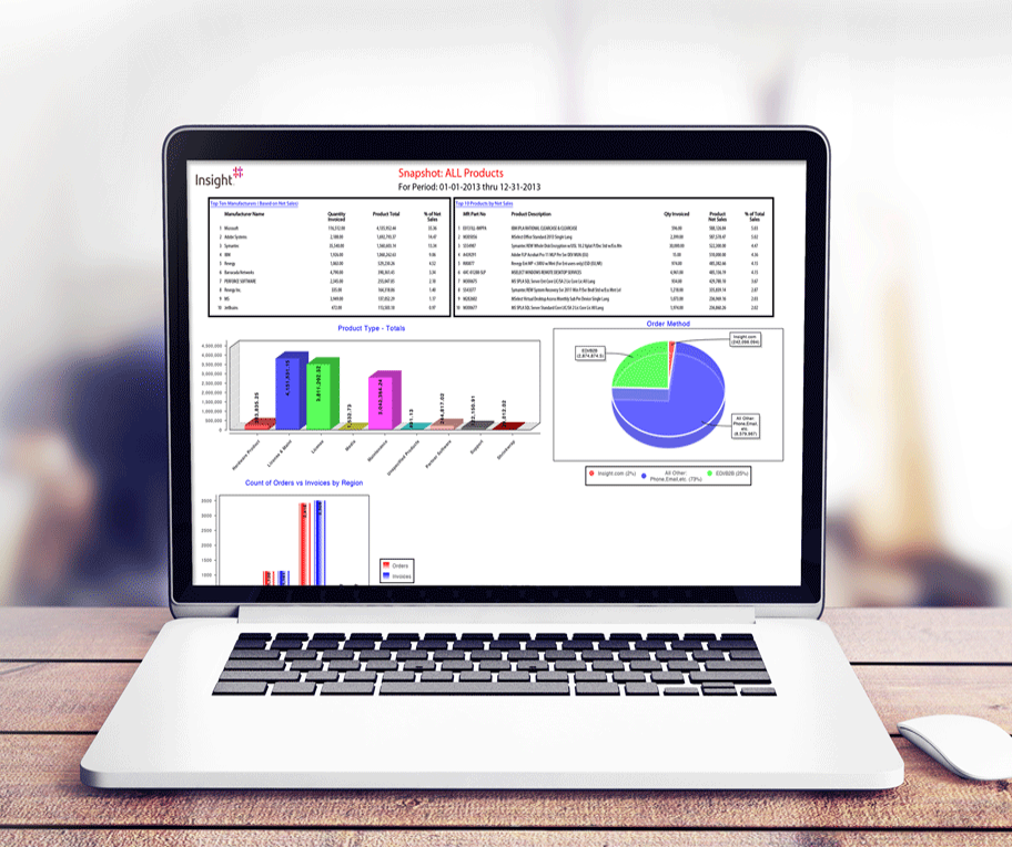 Insight.com Reporting Features