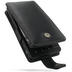 Leather case for Motorola DROID X - Flip Type (Black)
