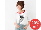 Long Sleeve Ice-Cream Print T-Shirt