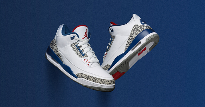 jordan 3 true blue black