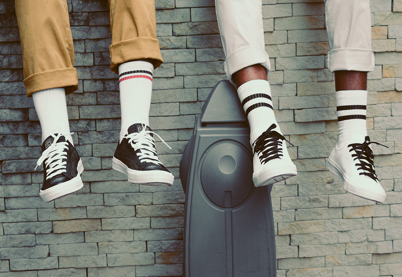 converse chuck taylor all star x nike flyknit low top