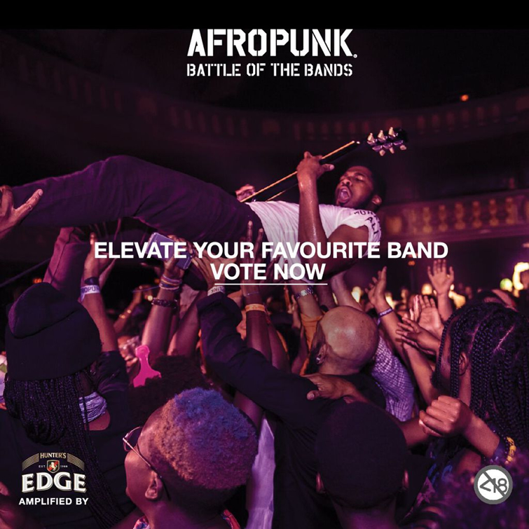 AFROPUNK & EDGE bring 'Battle of the Bands' to Joburg this Saturday