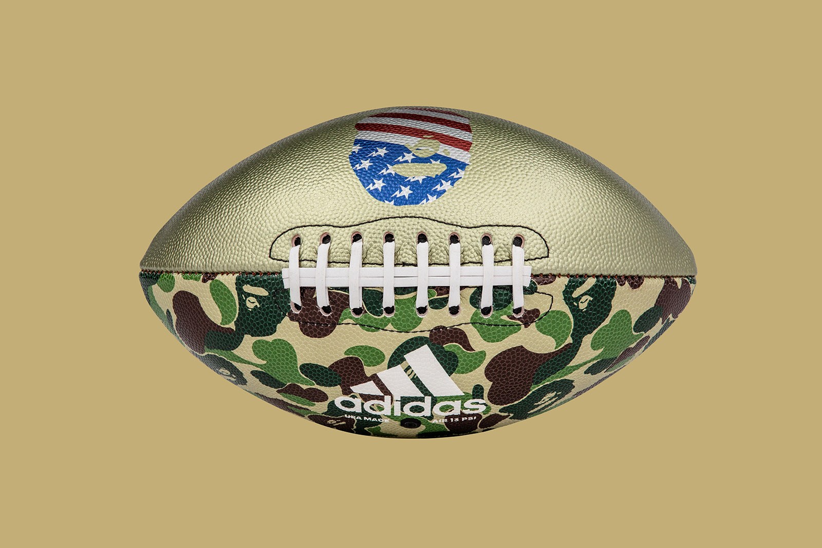 This BAPE x adidas Football 'Super Bowl' Pack is releasing as