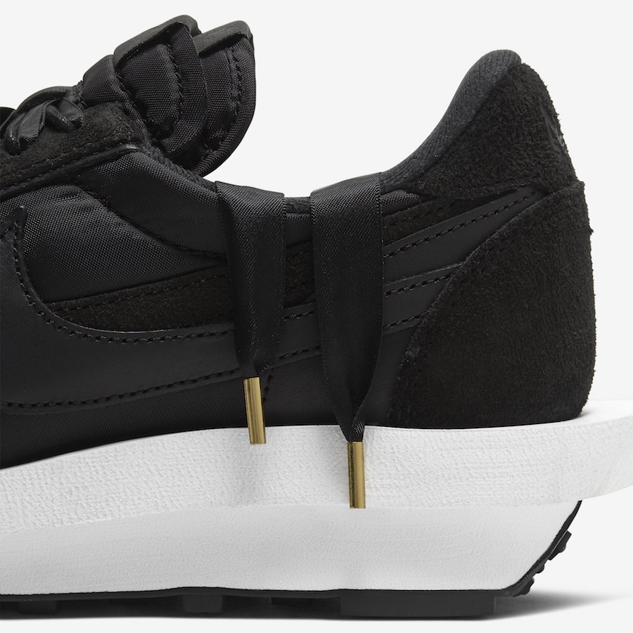 nike sacai waffle black outfit