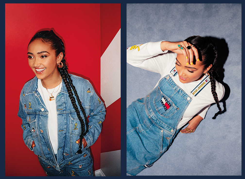 tommy jeans x looney tunes pool slide