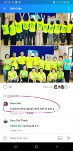 Feedback, đánh giá từ khách hàng đã Detox 67927587 2203364709772170 4301992299128160256 o