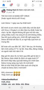 Feedback, đánh giá từ khách hàng đã Detox a4830dd2ba375c690526