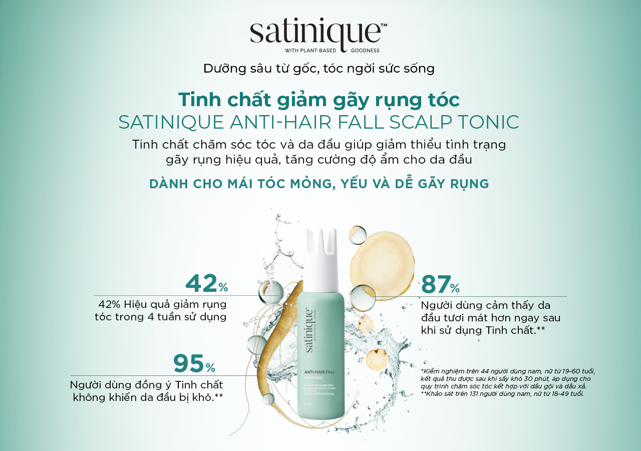 Tinh chất giảm gãy rụng tóc satinique ANTI-HAIR FALL SCALP TONIC 126466 1