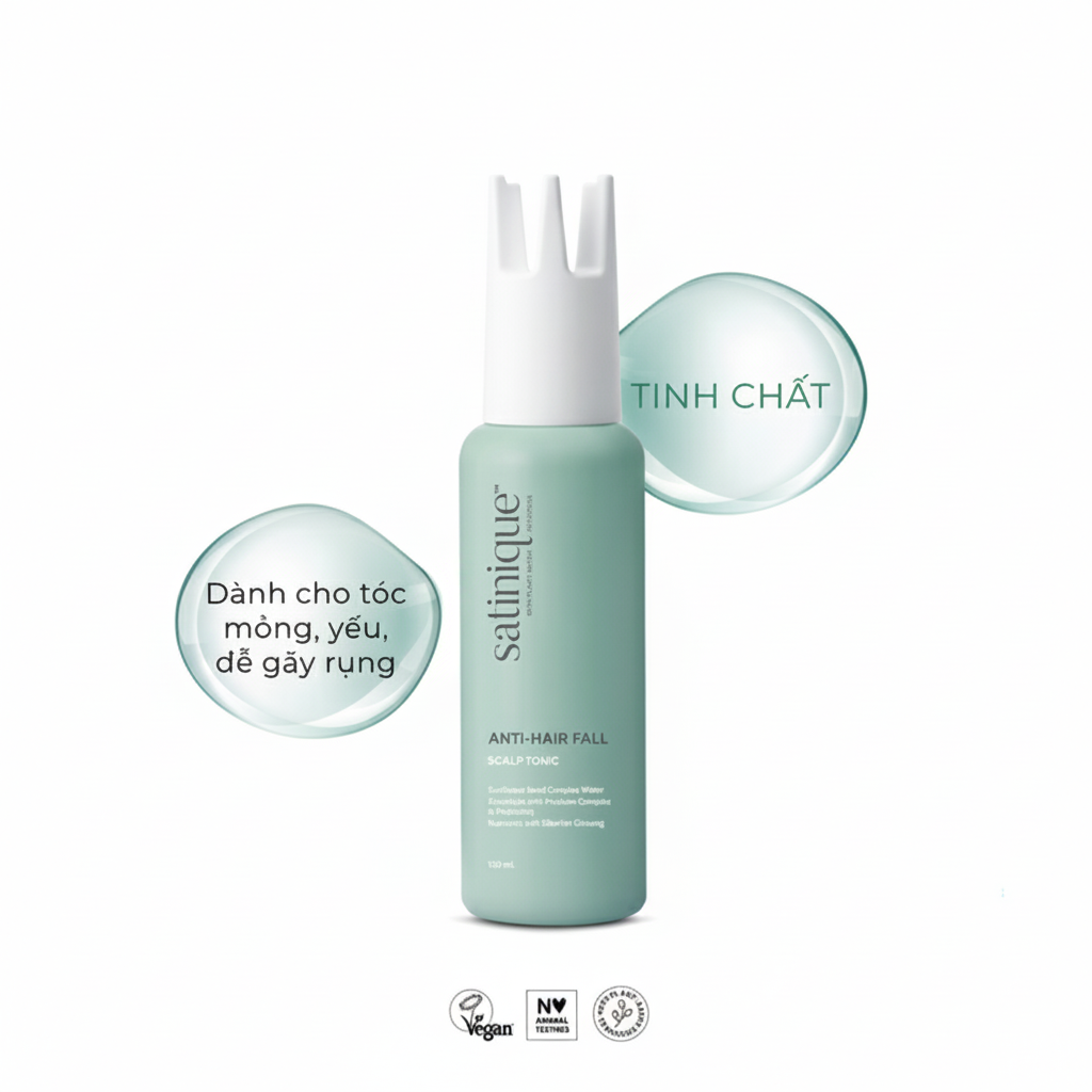 Tinh chất giảm gãy rụng tóc satinique ANTI-HAIR FALL SCALP TONIC tinhchat 2