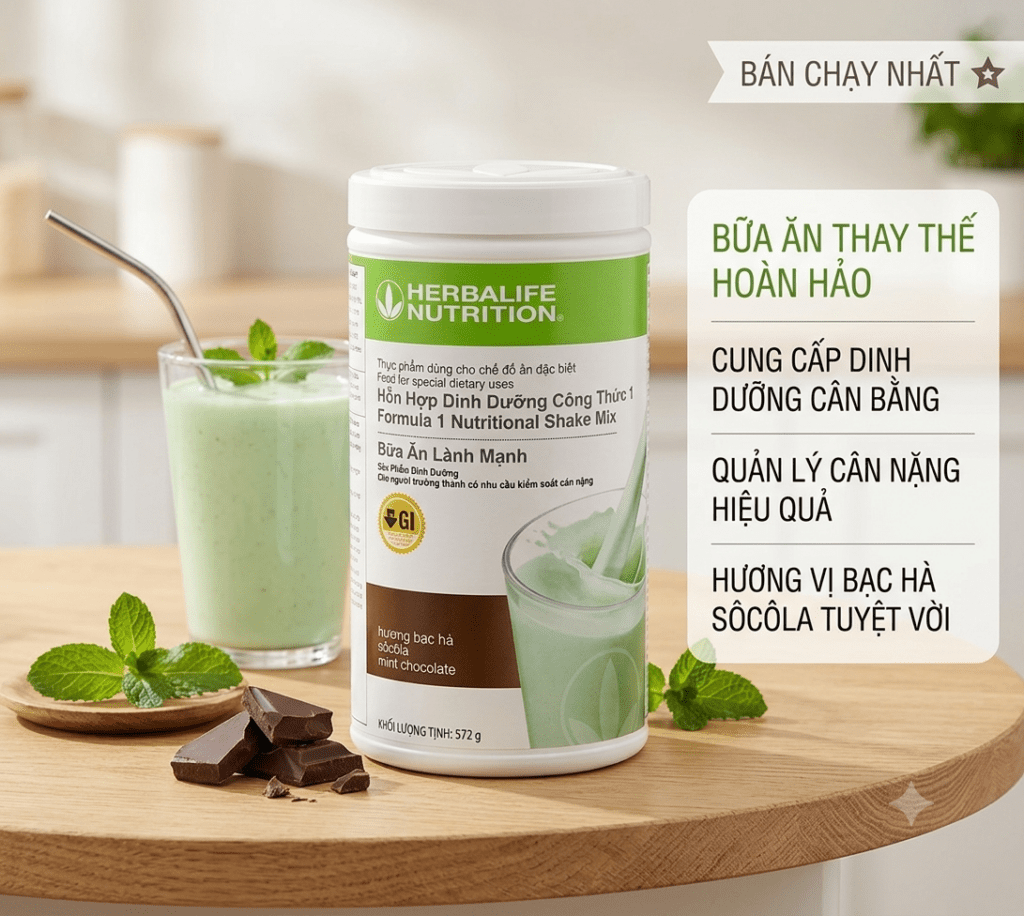 Hỗn Hợp Dinh Dưỡng (572g) (Bạc Hà Socola) f1 bac ha wed 2