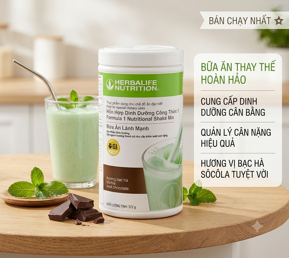 Hỗn Hợp Dinh Dưỡng (572g) (Bạc Hà Socola) f1 bac ha wed