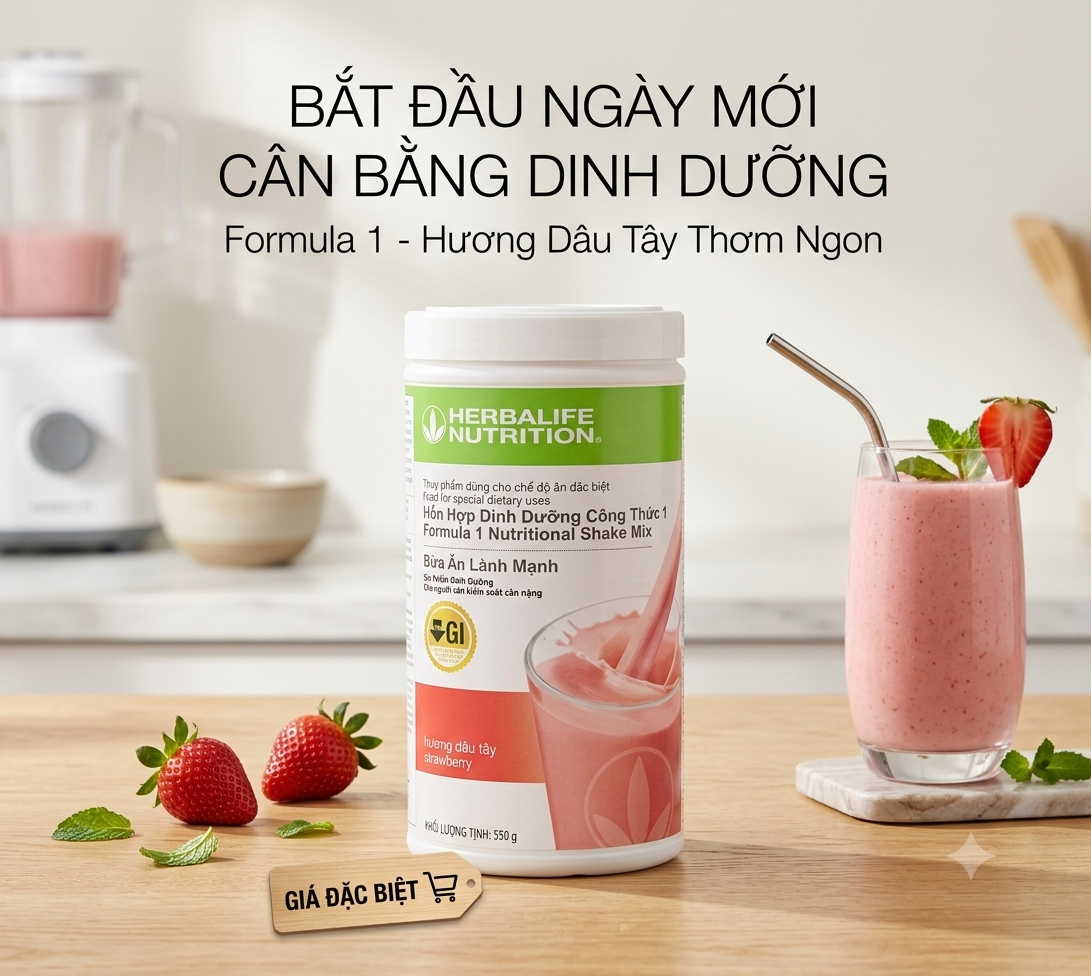 Hỗn Hợp Dinh Dưỡng (550g) (Dâu Tây) f1 dau tay wed 1