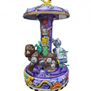 Il giro dei bambini del carosello del robot