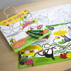 Kids Activity Sheet/Colouring Placemats