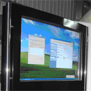 Public Computing Q10 with 46" IR touch screen