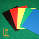 Plastic cutting card