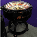 Compact automated roulette wheel
