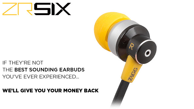 ZR-SIX Earbud Headphones