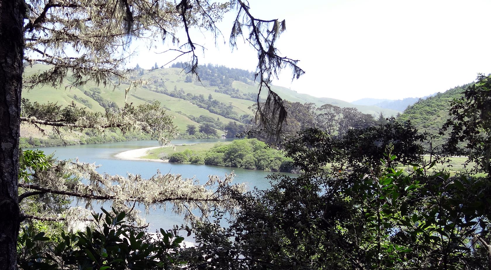 As you near the shore, the river gets bigger and bigger.