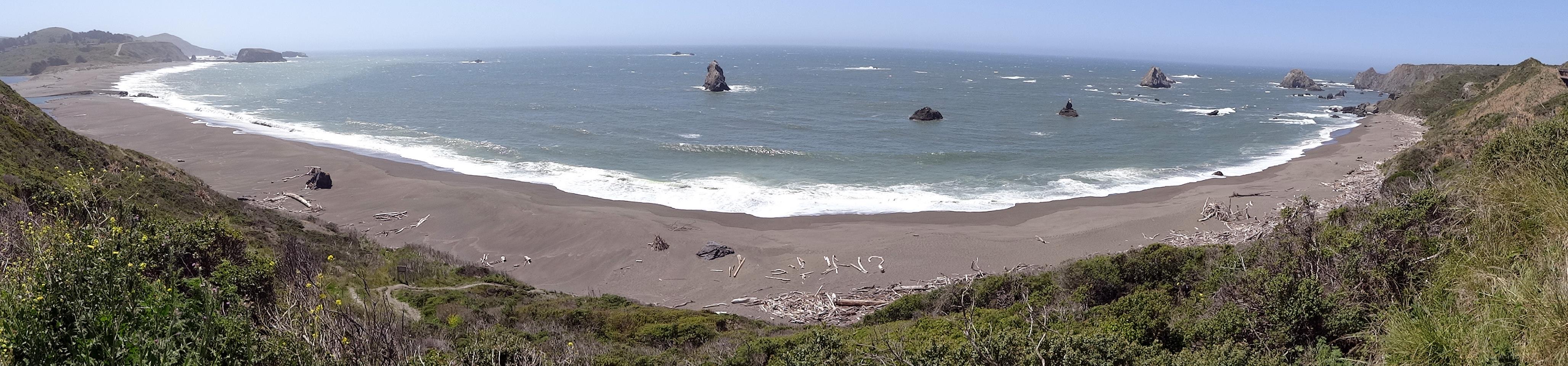 It was warm, but turned out to be a bit blustery. Not a dive day. Still, I was here. It was primeval and beautiful. (Wide)