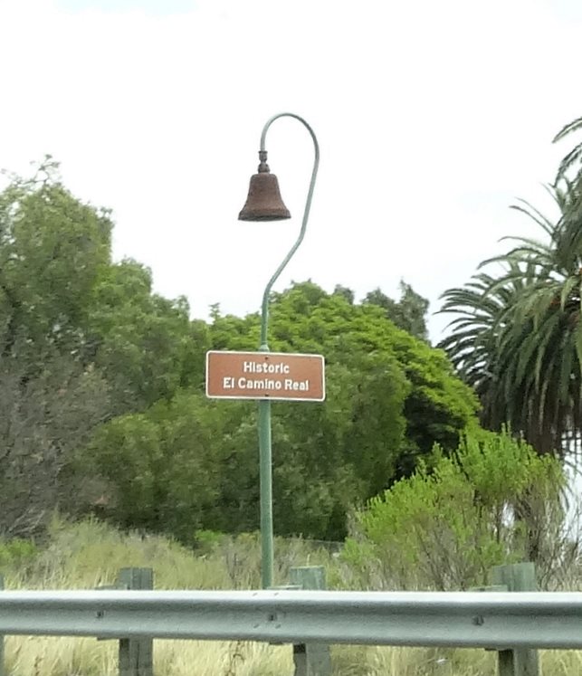 All its length are the bells to mark the El Camino Real - The King's Road, that linked all the missions of California. Basically, that was most all there was of foreign presence for hundreds of years. Then there was gold.