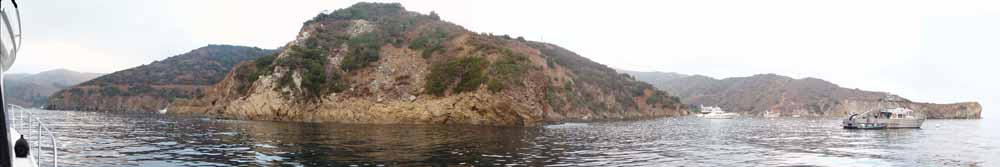 Calm anchorage at Cherry Cove