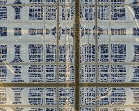 Strange reflection on the  building's surface,  329K