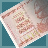 Zimbabwe 50 Billion Dollar Banknote