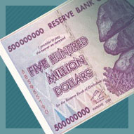 Zimbabwe 500 Million Dollar Banknote