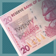 Zimbabwe Twenty Dollar Banknote