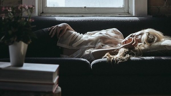 Napping Woman