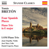 Bretón: Piano Trio in E Major, 4 Spanish Pieces