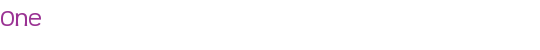 One