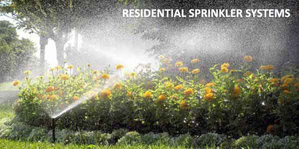 Residential Irrigation Sprinkler System