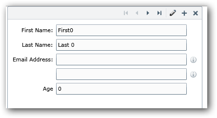 DataForm multiple data binding DataForm multiple data binding