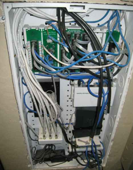 Home wiring panel Home wiring panel