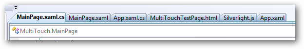 Visual Studio 2008 tabs normal Visual Studio 2008 tabs normal