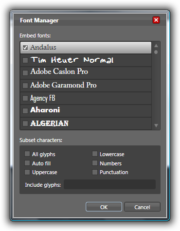 Font Manager in Blend 2 SP1 Font Manager in Blend 2 SP1