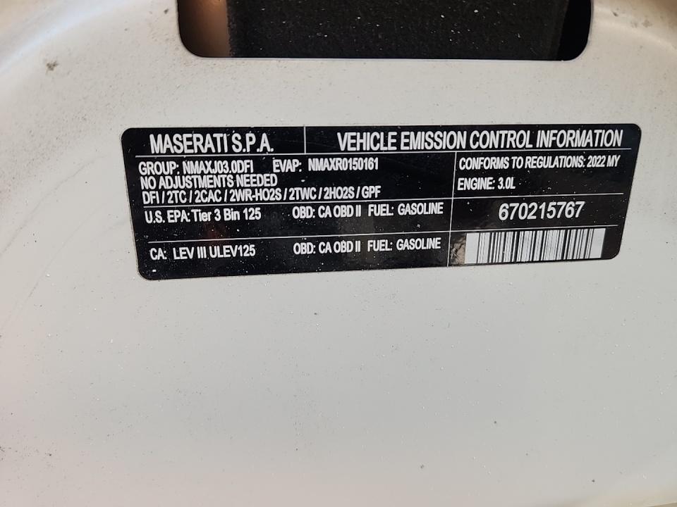 2022 Maserati Ghibli Modena Q4 AWD