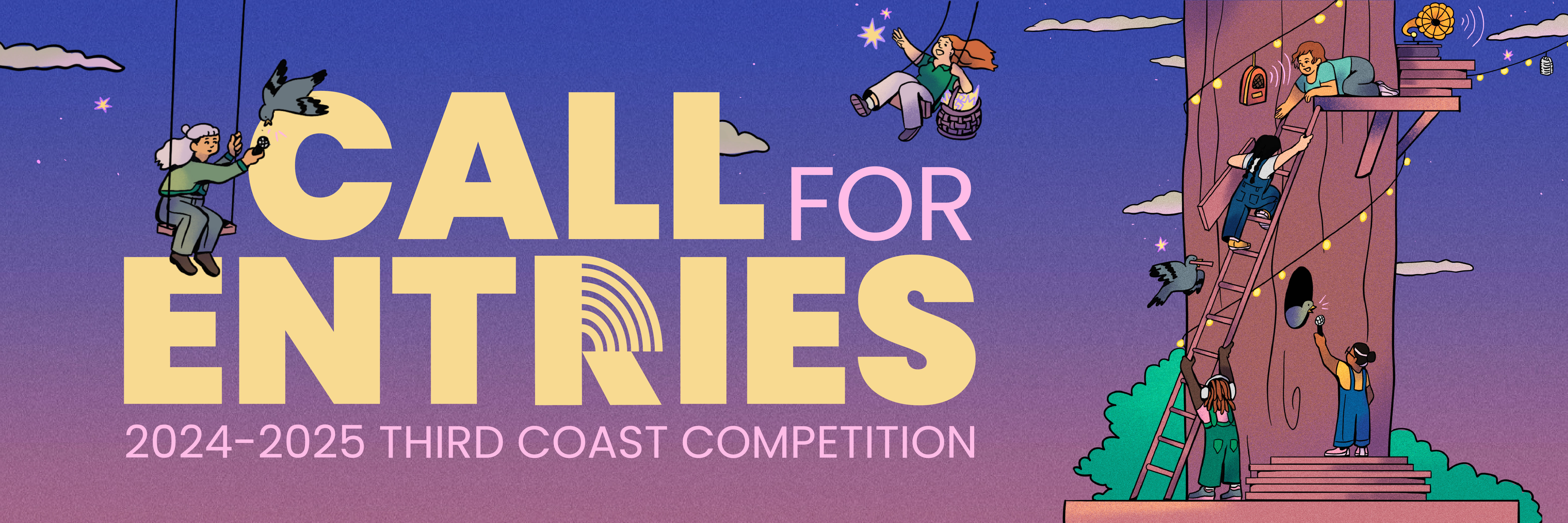 2024 Third Coast Call for Entries & Competition banner